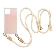 UNI-CSIP20M-5SSCIV [iPhone 12 mini 用 ケース Shoulder Strap Case ivory]