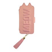 UNI-CSDIP20M-2TTCPK [iPhone 12 mini 用 ケース Tassel Tail Cat Flip Case pink]