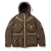 TEBURA MOUNTAIN PAKA21 GO9205Q OLIVE XLサイズ [アウトドアジャケットメンズ]