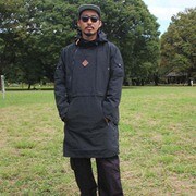 TEBURA TRAVEL COAT GO0266Q BLACK Mサイズ [アウトドアコートメンズ]