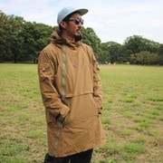 TEBURA TRAVEL COAT GO0266Q BEIGE Mサイズ [アウトドアコートメンズ]
