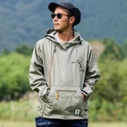 HIASOBI CAMPER JACKET GO201Q OLIVE 3(L)サイズ [アウトドアジャケットメンズ]