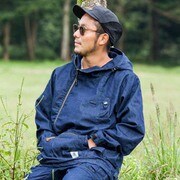 HIASOBI CAMPER JACKET GO201Q INDIGO 2(M)サイズ [アウトドアジャケットメンズ]