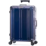 スーツケース Solid Knight（ソリッドナイト） 前輪ストッパータイプ 旅行日数目安：4～7泊 62L TSAロック搭載 ALI-009R-24 オーロラブルー