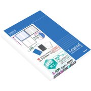 ロジカル抗菌表紙ノート B5サイズ 30枚 A罫 3冊パック クールカラー NB509A-3P