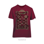 SBTS13BGM 武将 関ケ原合戦レトロTシャツ バーガンディM