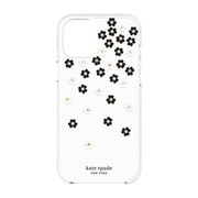 KSIPH-154-SFLBW [iPhone 12 Pro Max 用 ケース Scattered Flowers Black/White]