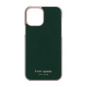iPhone 12/iPhone 12 Pro 用 ケース Deep Evergreen/Rococo Pink PC/Gold Logo KSIPH-165-GRPNK
