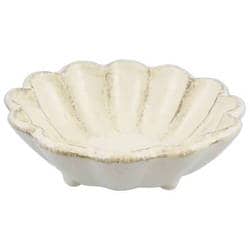 美濃焼 カネコ小兵 輪花 ボウル 12cm 白練 Y555-0004