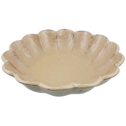 美濃焼 カネコ小兵 輪花 ボウル 21cm 茶練 Y555-0011