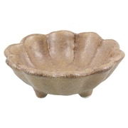 美濃焼 カネコ小兵 輪花 ボウル 8cm 茶練 Y555-0014