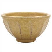 美濃焼 カネコ小兵 輪花 茶碗 茶練 Y555-0026