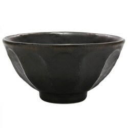 美濃焼 カネコ小兵 輪花 小丼 黒練 Y555-0050