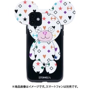95890 [iPhone 11 用 ケース Teddy White Icons]