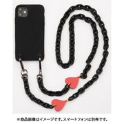 95948 [iPhone 11 用 ケース Soft Touch Necklace Case Black]