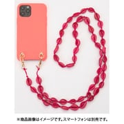 96006 [iPhone 11 Pro 用 ケース Soft Touch Necklace Case Coral]