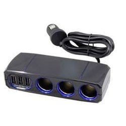 KX-220 3連セパレートソケット 3リバーシブルUSB 自動判定 7.2A
