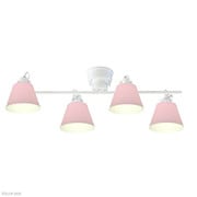 FLAGS フラッグス 4灯シーリングスポットライト(ホワイト×ピンク)(電球別売り) LC10930-PK