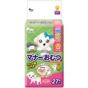 男の子&女の子のためのマナーおむつ のび~るテープ付 SSサイズ 27枚入
