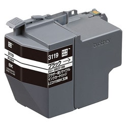 互換リサイクルインクカートリッジ ブラザー LC3119BK ブラック（顔料） インク残量表示対応 ECI-BR3119B