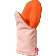 グッとつかめる耐熱ミトン大 ピンク・グレー
