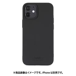 14763 [iPhone 12 mini 用 ソフトタッチ シリコンケース Black]