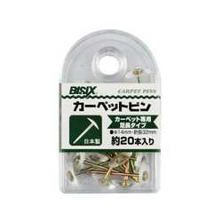 カーペットピン 透明 20本 BX1-CU20-TM