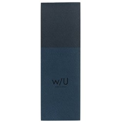 w/U -watashi no sobani- シリーズ A6スリムメモ 2.5mm方眼罫 ネイビーブラック WU-A601-4
