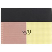 w/U -watashi no sobani- シリーズ A6二種メモ ダスティピンク WU-A602-1