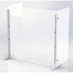 デスクトップパーティション用サイドパネル シボ入り乳白色 2枚セット PTS-PP3060MW