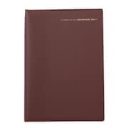 B6手帳 2021年1月始まり 1日1ページ PVC 2021バーガンディ 65134