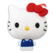 サンリオキャラクターズ ぬいぐるみバッジ ハローキティ [キャラクターグッズ]
