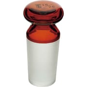 001730-1520A 共通摺合平栓 茶褐色 15/20