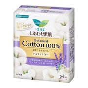 ロリエ しあわせ素肌 パンティライナー ボタニカルコットン100％ ラベンダー＆カモミールの香り 54個入 [おりもの専用シート]