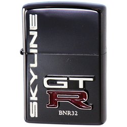 SKYLINE GT-R EMBLEM BNR32 BK ライター