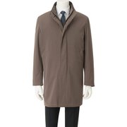 2087M174-L [AOKI コート JOURNAL WORKS レイヤードスタンドカラーコート カラー ベージュ サイズ L]