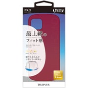 LPIS20CRDCRD [iPhone 12 mini 用 「CLEAR Round」 耐衝撃ソフトケース クリアレッド]