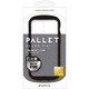 LPIS20PLCBK [iPhone 12 mini 用 「PALLET CLEAR Flat」 耐衝撃ハイブリッドケース ブラック]