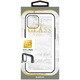 LPIS20SGRWH [iPhone 12 mini 用 「SHELL GLASS Round」 背面3Dガラスシェルケース ホワイト]