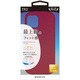LPIM20CRDCRD [iPhone 12/iPhone 12 Pro 用 「CLEAR Round」 耐衝撃ソフトケース クリアレッド]