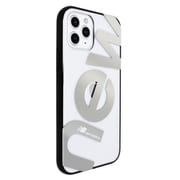74580-2 [iPhone 12 mini 用 クリアケース New Balance new/シルバー]