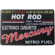 ME048769マーキュリー PVCマットS HOT ROD ブラック