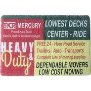 ME048790マーキュリー PVCマットS HEAVY&DUTY