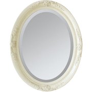 SQM803SIV [壁掛け ウォールミラー ANCIENT MIRROR OVAL Sサイズ アイボリー]