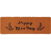 CWLN2920 [玄関マット 屋内屋外両用 ふかふかテラスマット Happy nice Day ハーフサイズ 24×75cm]