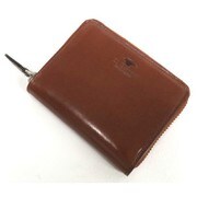 Il Bussetto ラウンドジップミニウォレット ブラウン 7815212