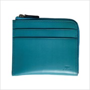 Il Bussetto L字型ジップ財布 ライトブルー 7815166