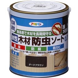 水性木材防虫ソート 0.7L ダークブラウン