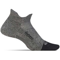 エリートライトクッションノーショウタブ ELITE LIGHT CUSHION NO SHOW TAB 5044030 Gray Sサイズ(21.5-23.5cm) [ランニングウェア ソックス]