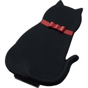 P-STBAMBC1 [スマートフォン用ストラップ スマホバンド アニマル 黒猫]